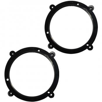 AERZETIX: 2 Adaptadores soportes de Altavoces - 130mm - Puertas Delanteras – para Automóvil