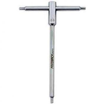 Feedback Sports T-Handle-2.5MM, Adultos Unisex, Negro, ESTANDAR