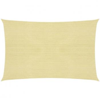 Beige HDPE Sunshade Sail 160 g/m² 2x2.5 m