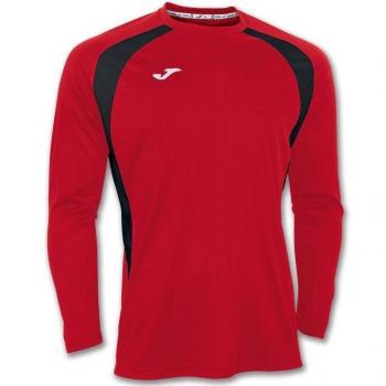 Joma 100015.601 - Camiseta de equipación de manga larga para hombre, color rojo / negro, talla 6XS-5XS