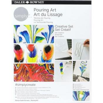 SET CREATIVO PINTURA FLUIDA 27 PIEZAS DALER ROWNEY SIMPLY