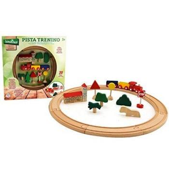 Globo Juguetes 37724 Legnoland magnético de madera tren Track