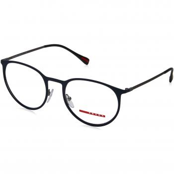 Prada Linea Rossa 0PS 50HV, Monturas de Gafas para Hombre, Top Blue/Gunmetal, 52