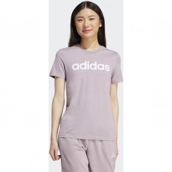 Camiseta adidas Linear Mujer Lila