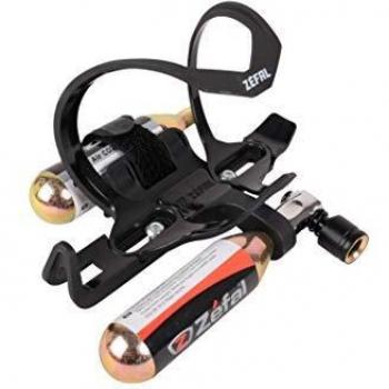 Zefal Pulse Z2i Co2 Kit Portabidón Bicicleta, Unisex, Negro, Universal