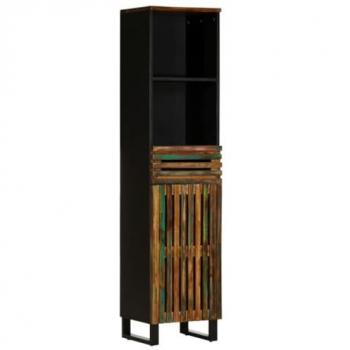 Aparador de madera maciza acacia 38x34x160 cm, armario de almacenaje, mueble aparador, mueble de almacenaje de cocina, bufé
