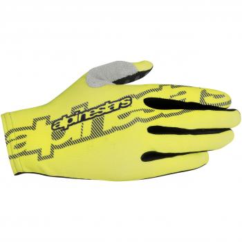 Alpinestars Juventud F-Lite Guantes, Niños, Color Acid Yellow Black, tamaño XS