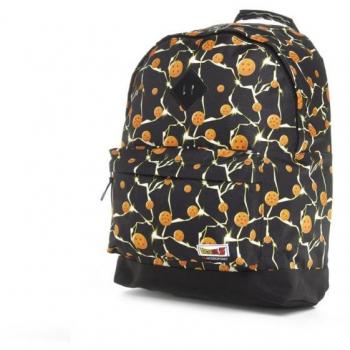 Mochila Hydroponic Dragon Ball Z Balls Black - Mochila negra con diseño de bolas de dragón de la serie Dragon Ball Z, fabricada en material resistente, con compartimentos espaciosos y cierre seguro, ideal para fans del anime