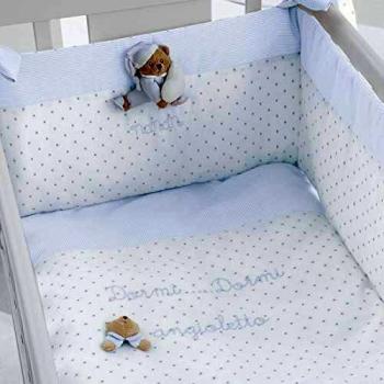 Juego de edredón Mini-Me Puccio azul