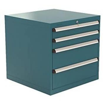 Armario de Herramientas con Cajones Heco Serie 115, capacidad de carga 89 kg, dimensiones 714x707x700 mm, incluye 4 cajones y guía simple