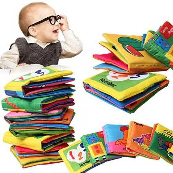 Libro de Cognición del bebé - Desarrollo de inteligencia Animal Cloth Libro