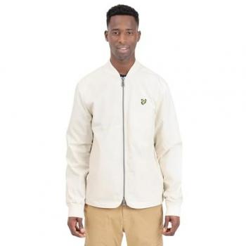 Chaqueta bomber Lyle & Scott gris para hombre, talla grande