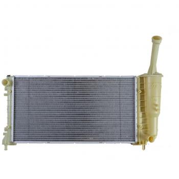 Radiador de Refrigeración del Motor NRF 53247 para Fiat Idea, Lancia Musa y Ypsilon - Aluminio con Aletas de Enfriamiento Soldadas