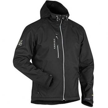 Blakläder Waterproof Softshell Jacket, Black/Silver, Unisex Size L