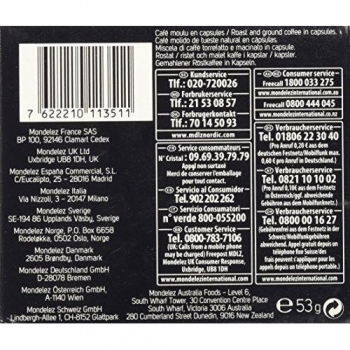 Carte Noire - Café Espresso Aromatique Intensidad Nº7, Paquete de 40 Cápsulas (4 Unidades de 10)