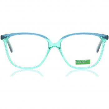 United Colors of Benetton 1079 766 Armazones para Mujer Azules con Lentes Recetados 53