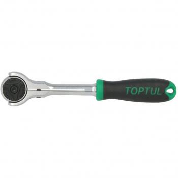 Chicharra reversible TOPTUL 1/4 de 155mm (72 dientes)
