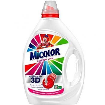 Micolor Detergente Líquido Colores Vivos - 33 Lavados, 1,650l