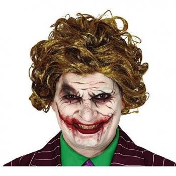 Peluca de Payaso Amarilla Sonriente