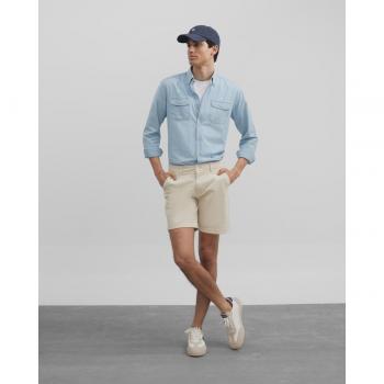 Bermuda clásica beige claro para hombre de Silbon