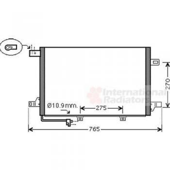 Van Wezel 30005382 condensador del sistema de climatización