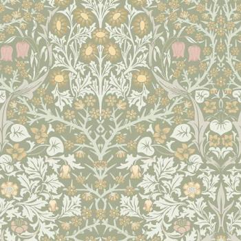 William Morris Blackthorn Retro Smooth Wallpaper, 10m x 52cm (approx. 5m²)
