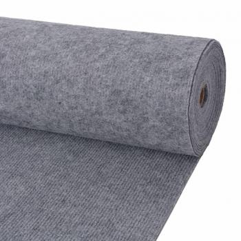 Tapete para eventos Day and Night 1,2x20 m con nervuras gris
