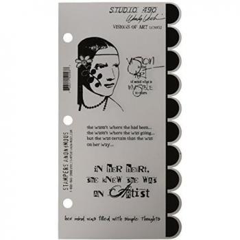 Studio 490 Cling timbro Set-visioni d'arte