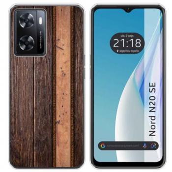 Funda Silicona Diseño Madera 05 para Oneplus Nord N20 SE