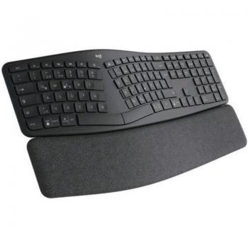 Teclado Ergonómico Logitech ERGO K860 Inalámbrico Bluetooth Semi-mecánico Grafito para Oficina
