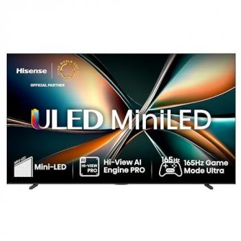 Televisor Hisense 85U7Q Mini LED 85 UHD 4K Smart TV con HDR10+, Dolby Vision IQ, Modo Juego de 144Hz y Subwoofer Integrado