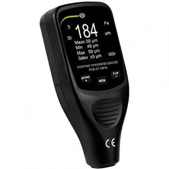 PCE-CT 26FN Coating Thickness Gauge - Lightweight, Color Rotatable Display, Wide Measurement Range for Ferrous and Non-Ferrous Substrates