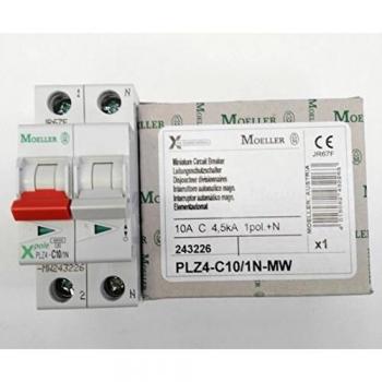 Interruptor Magnetotérmico Eaton 10A 1P+N 6kA 2 Módulos
