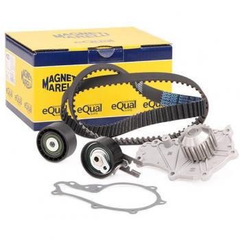 Bomba de agua y kit de correa de distribución MAGNETI MARELLI 132011160063