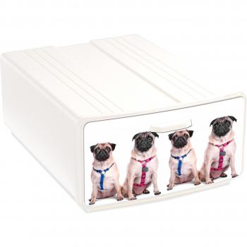 DEA HOME Z980RE08WA03 - Producto de Almacenamiento de Cocina, 40 x 29 x 15 cm, Color Blanco