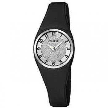 Reloj de Mujer Calypso Trendy K5752/6 con Correa de Caucho en Color Plata