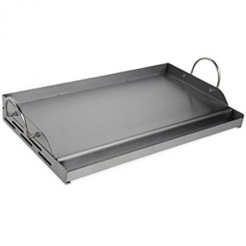 Placa Plancha Universal para Barbacoa de Acero Inoxidable, 55cm, 61.5x31.8x12.5 cm