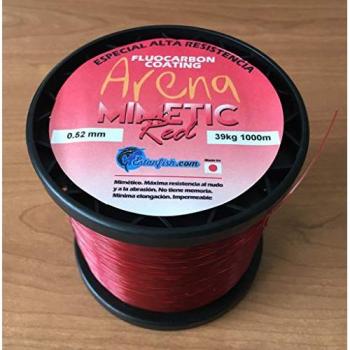 Línea de pesca monofilamento Estanfish 1000m rojo 0.52mm 39kg