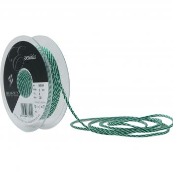 Cordel entrelazado de panadería Berisfords de 3 mm, color verde helecho