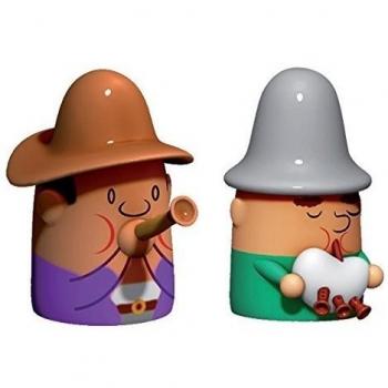 Alessi AMGI38SET Alvaro Zampognaro y Gennaro Pifferaro - Figuras de porcelana pintadas a mano