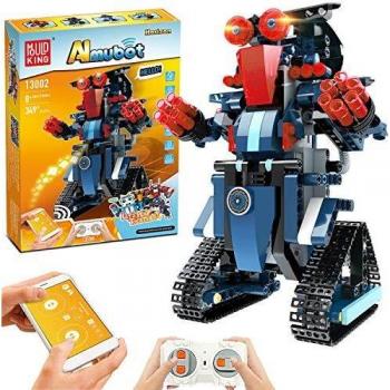 Kit de Juguetes Stem de 349 Piezas, Juego de Robots Educativos de Control Remoto para Niños, para Niños y Niñas de 8 años en Adelante, Robótica Recargable DIY Construye Kits de Aprendizaje