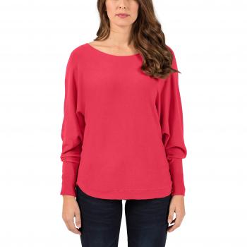 Timezone Battz Sleeve Pullover, suéter Mujer, Rojo