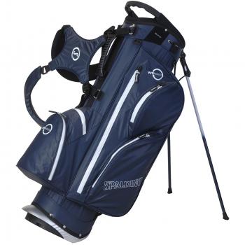 Spalding Waterproof - Bolsa con trípode para palos de golf, color azul, talla 9-pulgadas