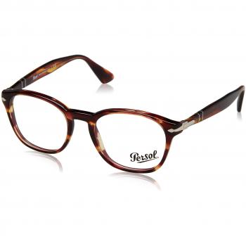 Persol 0PO3122V, Monturas de Gafas para Hombre, Brown/Violet Turquoise, 50