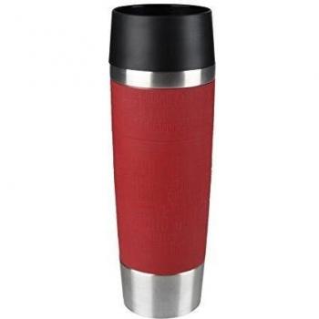 Tefal Leakproof Travel Mug Taza de Viaje Grande, Acero Inoxidable, Rojo, 1 Unidad