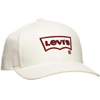 Levi's Big Batwing Non Flex FIT Puff Embroid Boina, Blanc