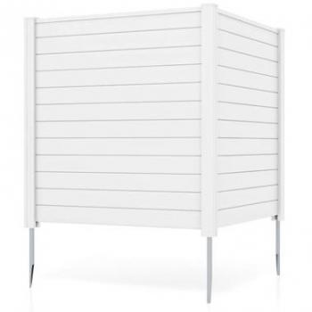 48 x 48 Metal Ground Stake Outdoor Privacy Fence Panels