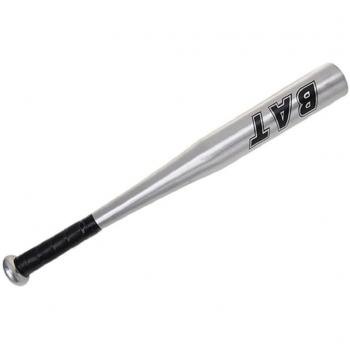 20 cm bate de béisbol bate de béisbol de aleación de aluminio ligero al aire libre de defensa personal, plata