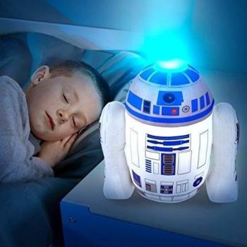2-en-1 XL R2D2 - Peluche de Star Wars y lámpara de mesa, 2 en 1