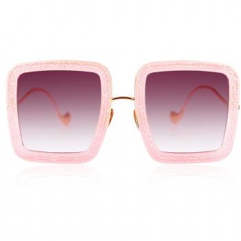 Anna-Karin Karlsson BEAMING SKY Pink Women’s Sunglasses Gold Size Standard